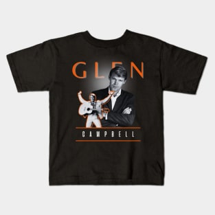 Glen campbell +++ 60s retro Kids T-Shirt